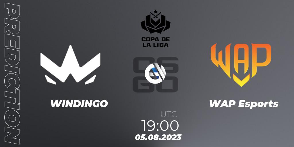 WINDINGO - WAP Esports: прогноз. 07.08.2023 at 20:00, Counter-Strike (CS2), La Copa de La Liga 2023