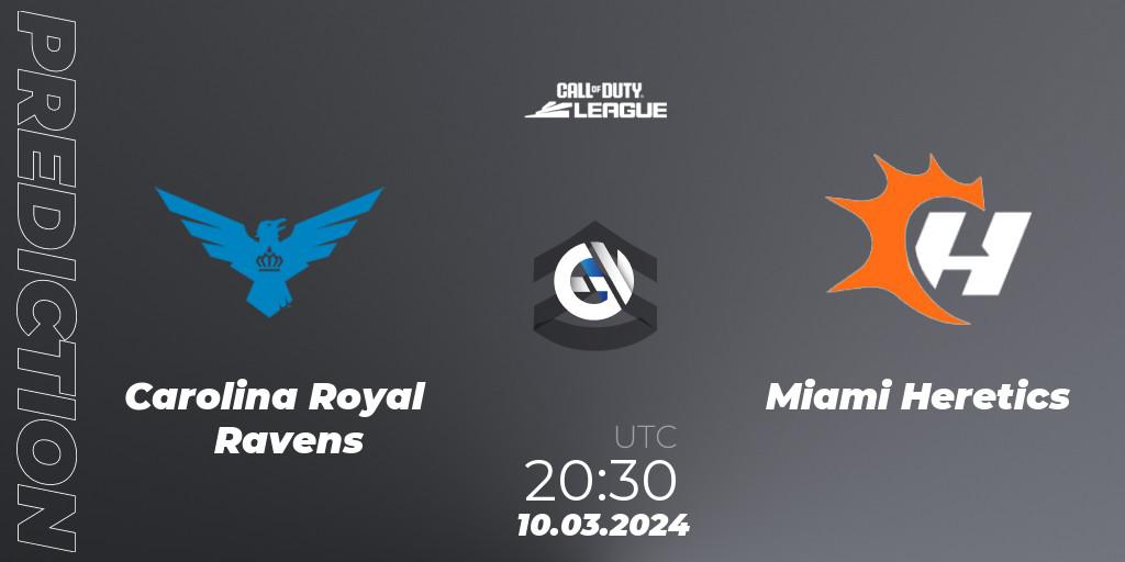 Carolina Royal Ravens - Miami Heretics: прогноз. 10.03.2024 at 20:30, Call of Duty, Call of Duty League 2024: Stage 2 Major Qualifiers
