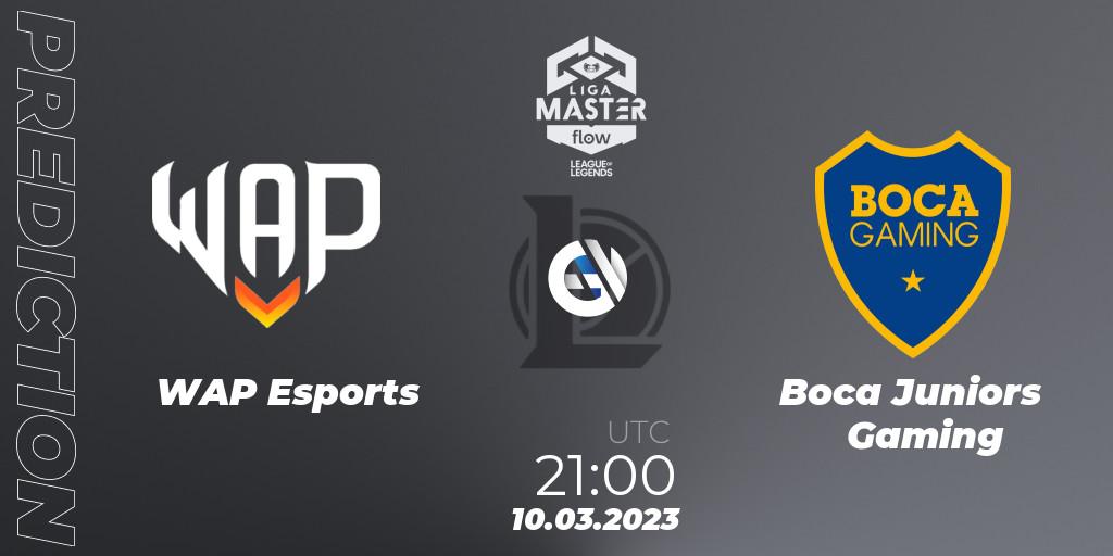 WAP Esports - Boca Juniors Gaming: прогноз. 10.03.23, LoL, Liga Master Opening 2023 - Playoffs