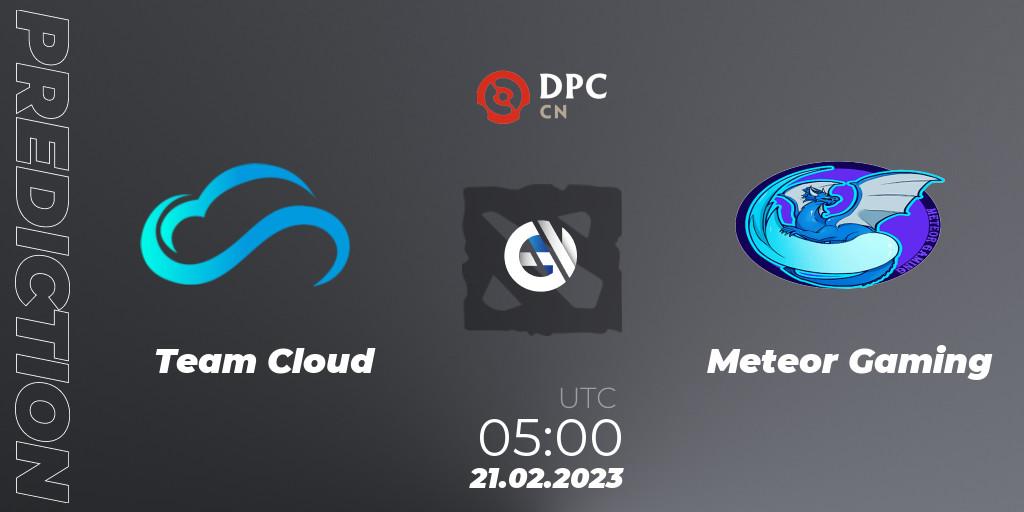 Team Cloud - Meteor Gaming: прогноз. 21.02.2023 at 05:15, Dota 2, DPC 2022/2023 Winter Tour 1: CN Division II (Lower)