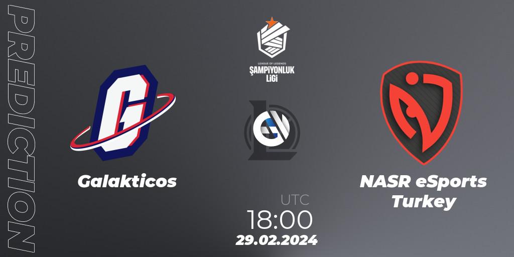 Galakticos - NASR eSports Turkey: прогноз. 29.02.2024 at 18:00, LoL, TCL Winter 2024