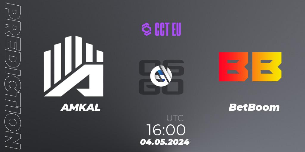 AMKAL - BetBoom: прогноз. 04.05.2024 at 16:00, Counter-Strike (CS2), CCT Season 2 Europe Series 1