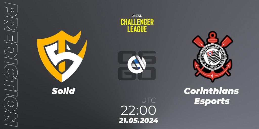 Solid - Corinthians Esports: прогноз. 21.05.2024 at 22:00, Counter-Strike (CS2), ESL Challenger League Season 47: South America