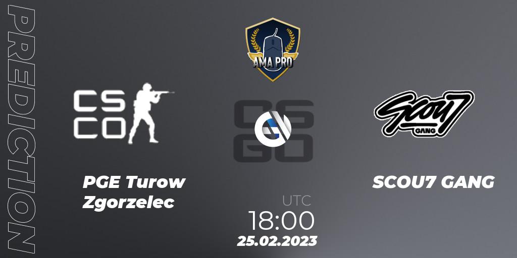 PGE Turow Zgorzelec - SCOU7 GANG: прогноз. 25.02.2023 at 18:00, Counter-Strike (CS2), Polish Pro League AMA PRO #4