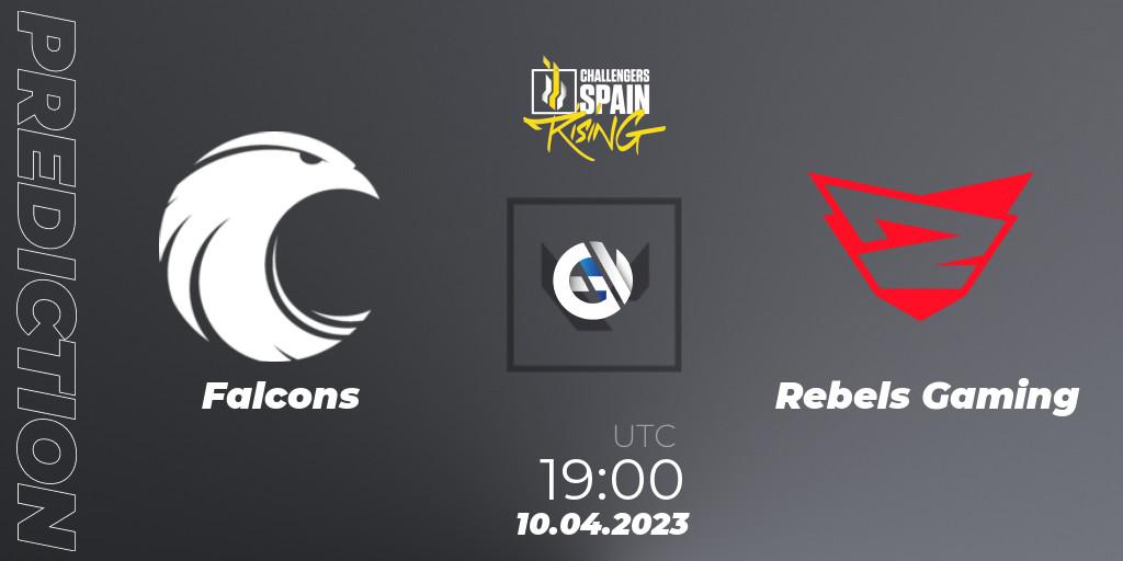 Falcons - Rebels Gaming: прогноз. 10.04.2023 at 19:55, VALORANT, VALORANT Challengers 2023 Spain: Rising Split 2