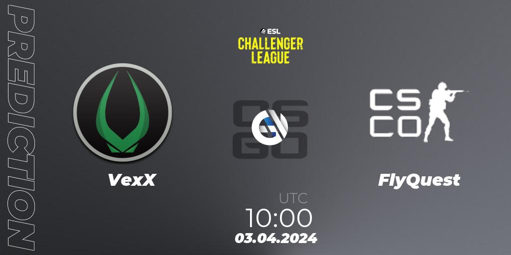 VexX - FlyQuest: прогноз. 03.04.2024 at 09:50, Counter-Strike (CS2), ESL Challenger League Season 47: Oceania