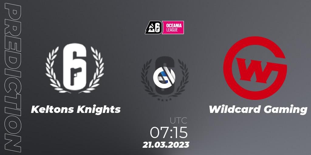 Keltons Knights - Wildcard Gaming: прогноз. 21.03.23, Rainbow Six, Oceania League 2023 - Stage 1
