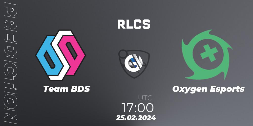Team BDS - Oxygen Esports: прогноз. 25.02.2024 at 17:00, Rocket League, RLCS 2024 - Major 1: Europe Open Qualifier 2