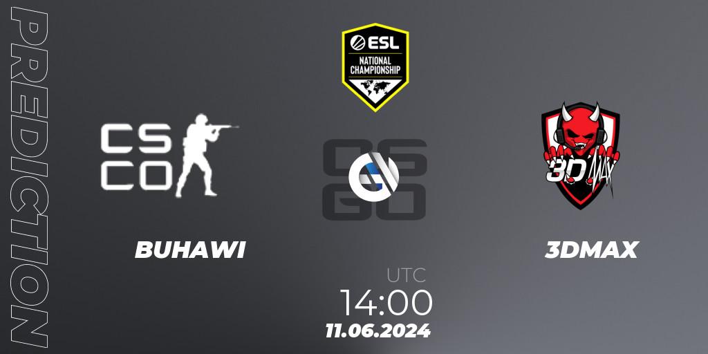 Buhawi - 3DMAX: прогноз. 11.06.2024 at 14:25, Counter-Strike (CS2), ESL Pro League Season 20: European Conference
