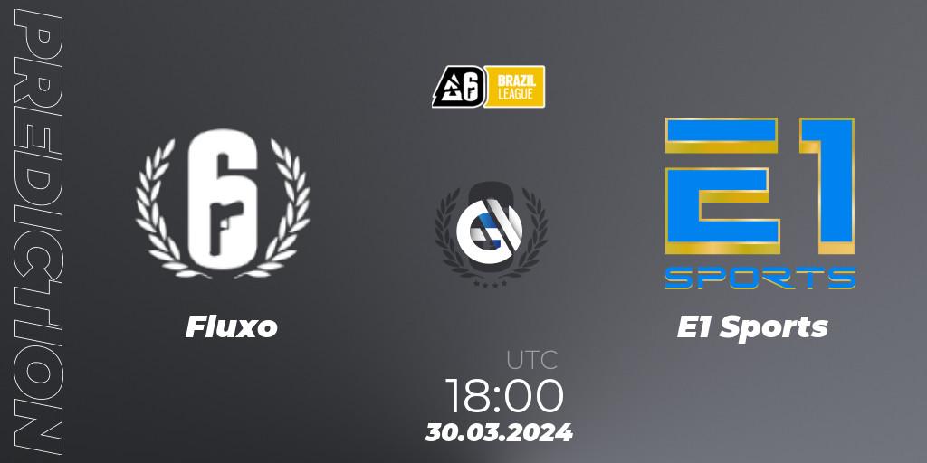 Fluxo - E1 Sports: прогноз. 30.03.2024 at 18:00, Rainbow Six, Brazil League 2024 - Stage 1
