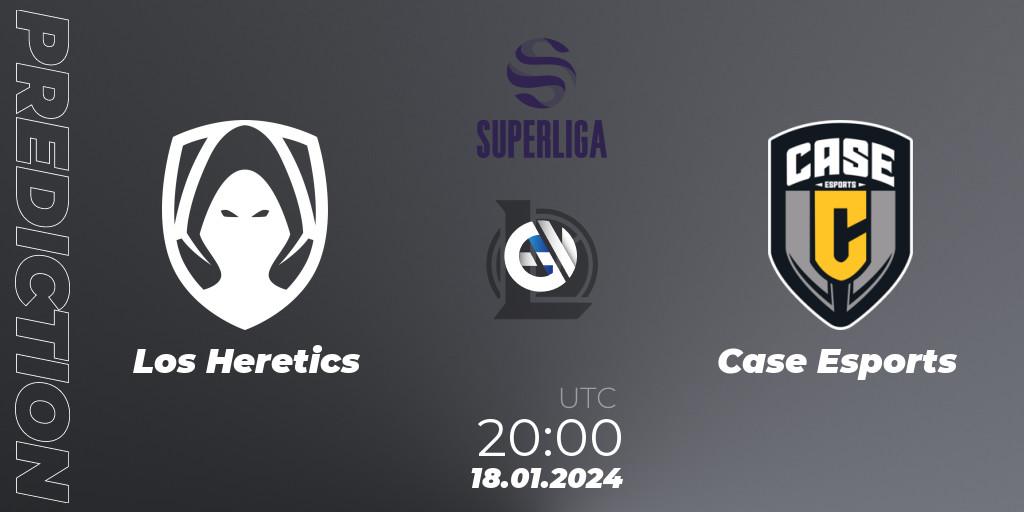 Los Heretics - Case Esports: прогноз. 18.01.2024 at 20:00, LoL, Superliga Spring 2024 - Group Stage