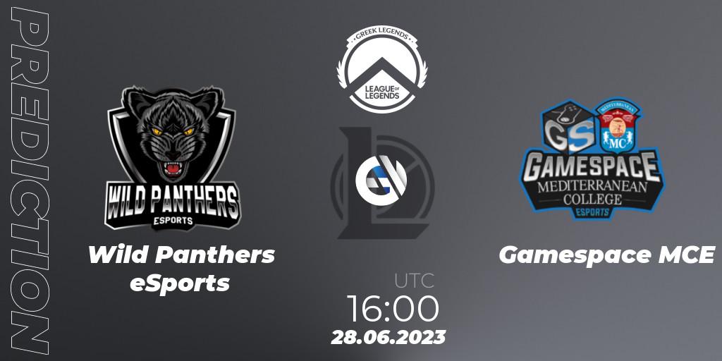 Wild Panthers eSports - Gamespace MCE: прогноз. 28.06.2023 at 16:00, LoL, Greek Legends League Summer 2023
