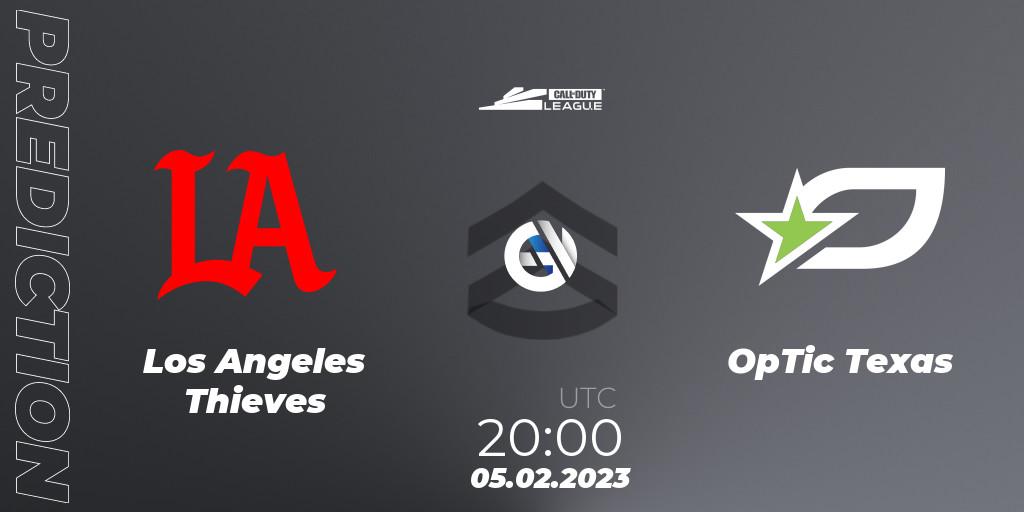 Los Angeles Thieves - OpTic Texas: прогноз. 05.02.2023 at 20:00, Call of Duty, Call of Duty League 2023: Stage 2 Major