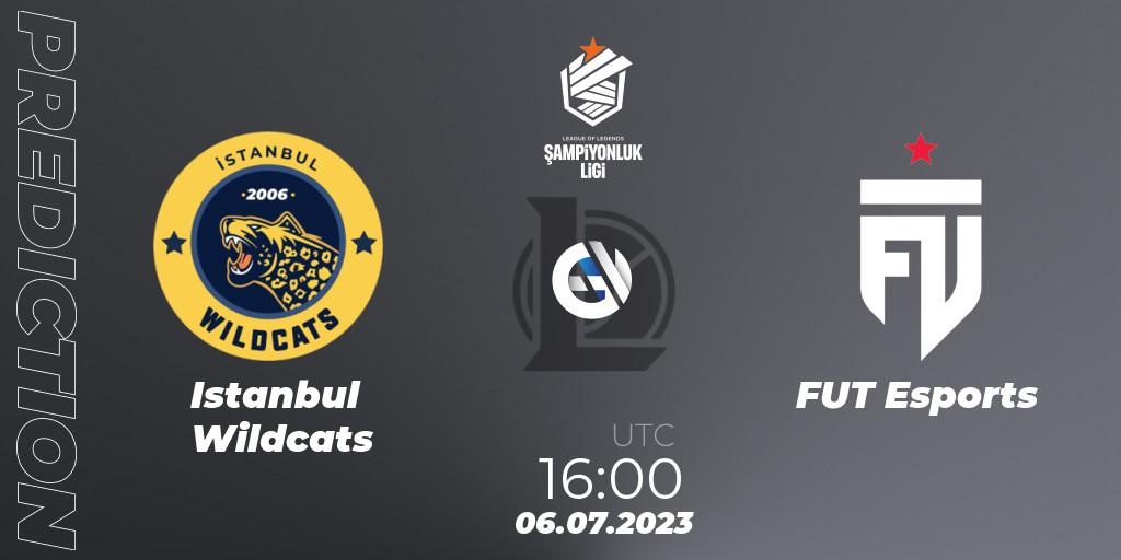Istanbul Wildcats - FUT Esports: прогноз. 06.07.2023 at 16:00, LoL, TCL Summer 2023 - Group Stage