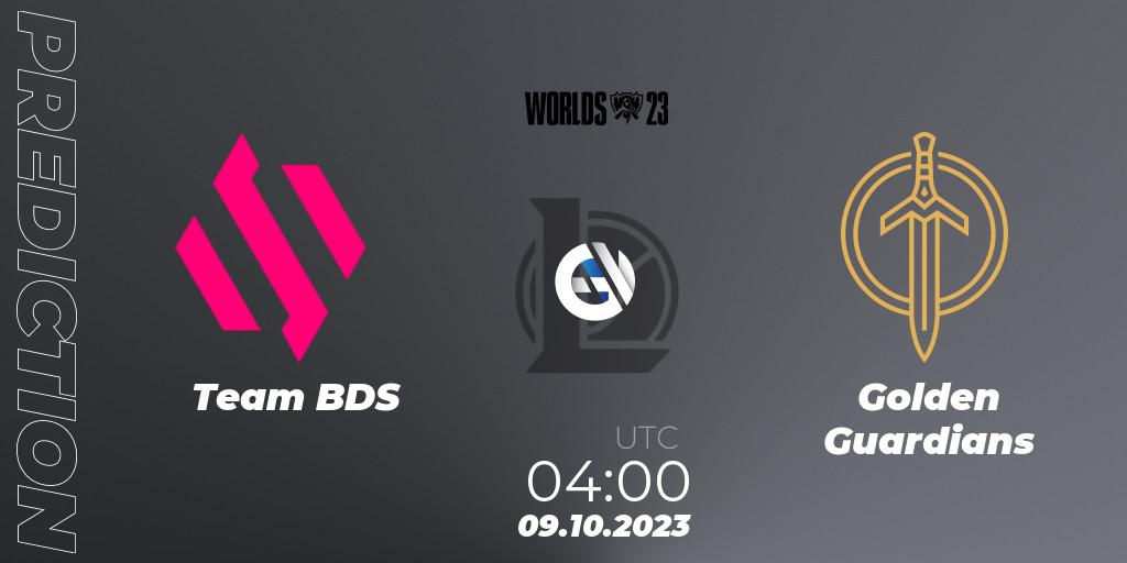 Team BDS - Golden Guardians: прогноз. 09.10.2023 at 04:00, LoL, 2023 World Championship: Worlds Qualifying Series
