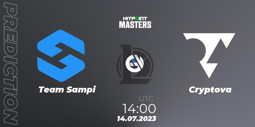 Team Sampi - Cryptova: прогноз. 14.07.23, LoL, Hitpoint Masters Summer 2023 - Group Stage