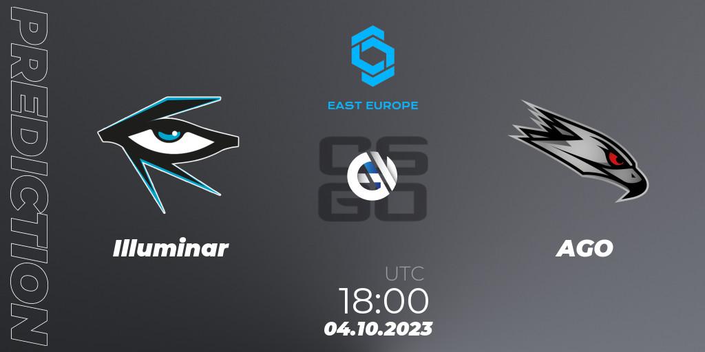 Illuminar - AGO: прогноз. 04.10.2023 at 18:55, Counter-Strike (CS2), CCT East Europe Series #3: Closed Qualifier
