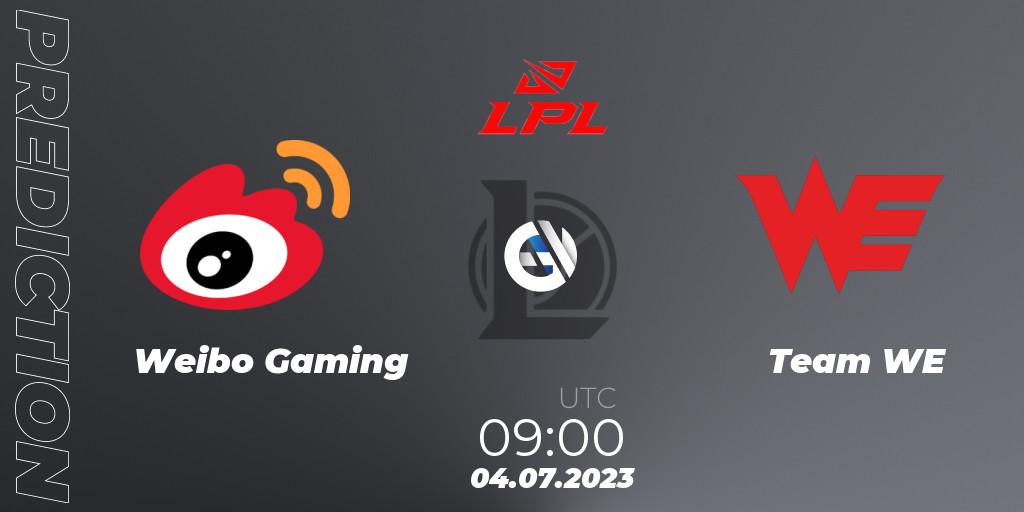 Weibo Gaming - Team WE: прогноз. 04.07.23, LoL, LPL Summer 2023 Regular Season