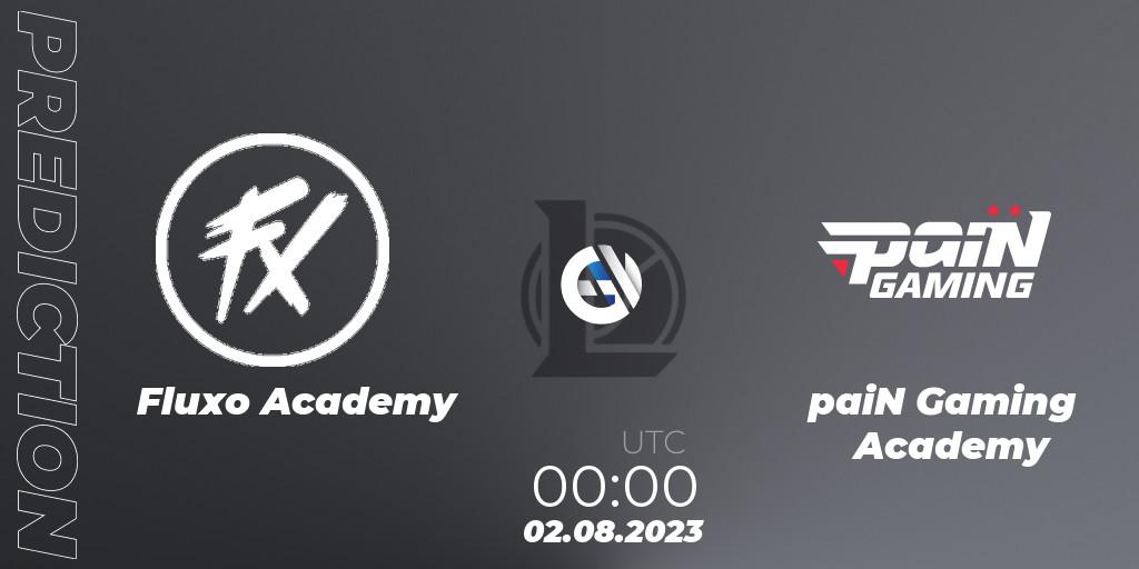 Fluxo Academy - paiN Gaming Academy: прогноз. 02.08.23, LoL, CBLOL Academy Split 2 2023 - Group Stage