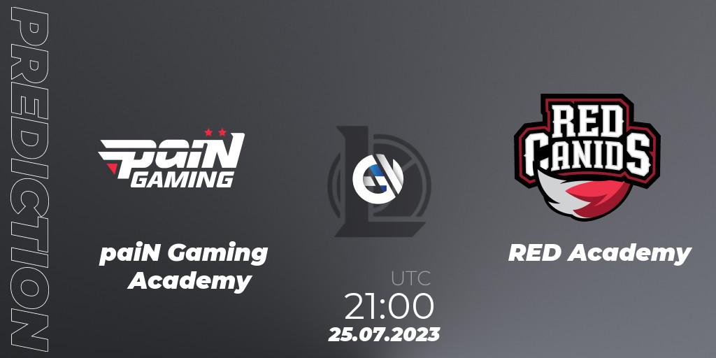 paiN Gaming Academy - RED Academy: прогноз. 25.07.23, LoL, CBLOL Academy Split 2 2023 - Group Stage