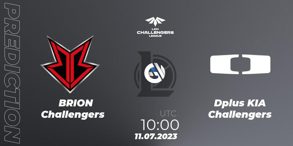 BRION Challengers - Dplus KIA Challengers: прогноз. 11.07.2023 at 12:00, LoL, LCK Challengers League 2023 Summer - Group Stage