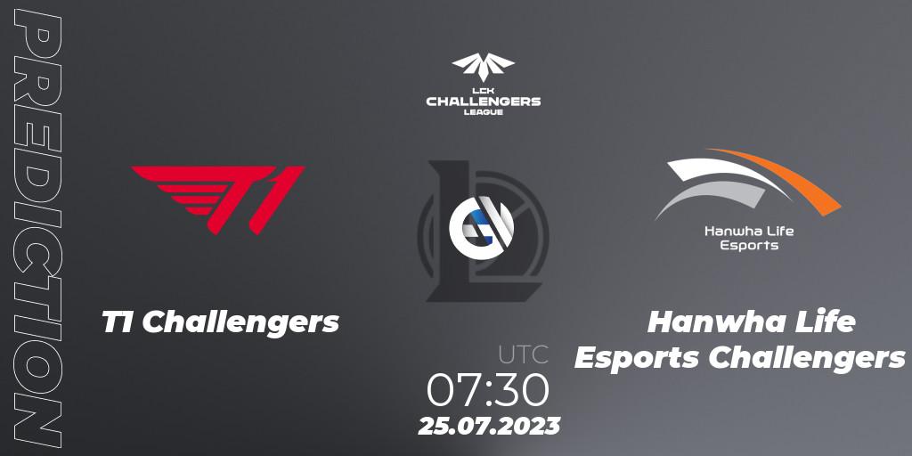 T1 Challengers - Hanwha Life Esports Challengers: прогноз. 25.07.23, LoL, LCK Challengers League 2023 Summer - Group Stage
