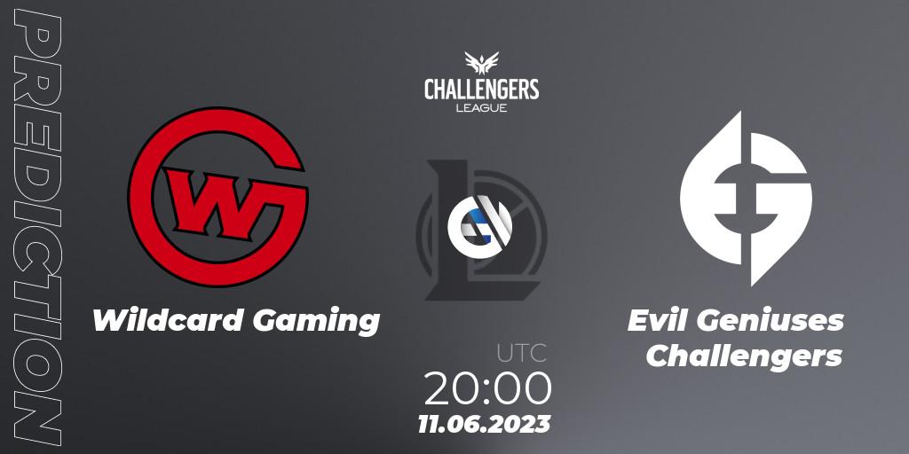 Wildcard Gaming - Evil Geniuses Challengers: прогноз. 11.06.2023 at 20:00, LoL, North American Challengers League 2023 Summer - Group Stage