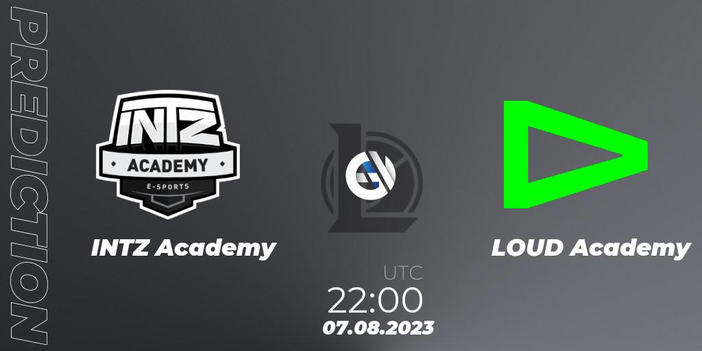 INTZ Academy - LOUD Academy: прогноз. 07.08.2023 at 22:00, LoL, CBLOL Academy Split 2 2023 - Group Stage