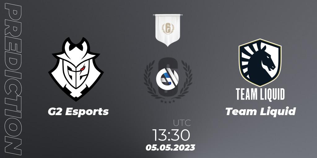 G2 Esports - Team Liquid: прогноз. 05.05.2023 at 17:00, Rainbow Six, BLAST R6 Major Copenhagen 2023 Playoffs