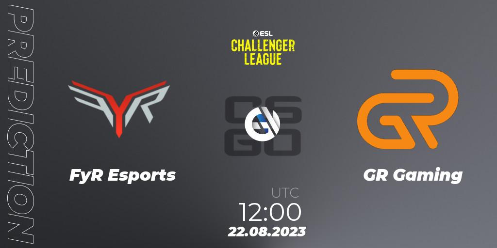 FyR Esports - GR Gaming: прогноз. 22.08.23, CS2 (CS:GO), ESL Challenger League Season 46: Asia-Pacific
