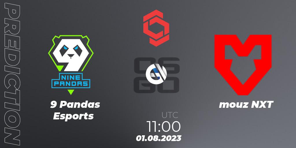 9 Pandas Esports - mouz NXT: прогноз. 01.08.2023 at 11:00, Counter-Strike (CS2), CCT Central Europe Series #7