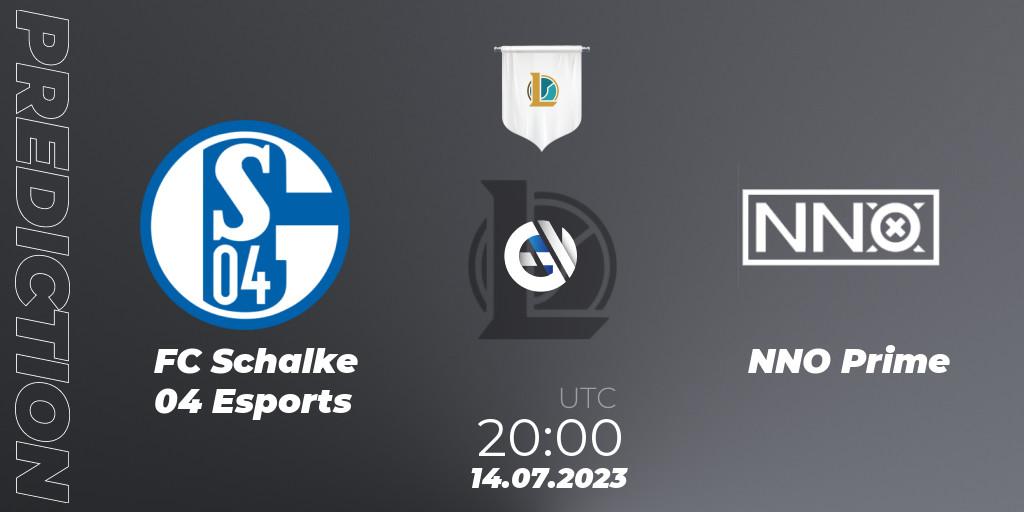 FC Schalke 04 Esports - NNO Prime: прогноз. 14.07.23, LoL, Prime League Summer 2023 - Group Stage