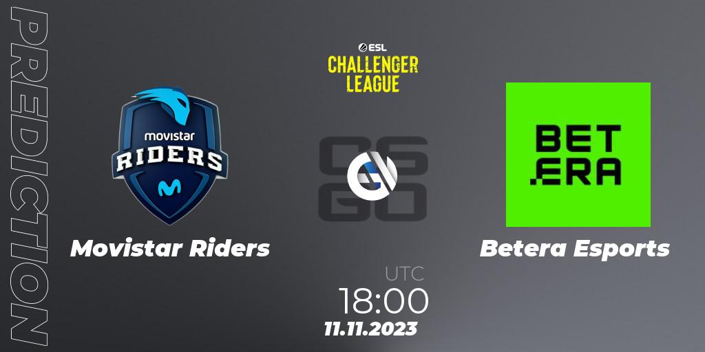 Movistar Riders - Betera Esports: прогноз. 11.11.23, CS2 (CS:GO), ESL Challenger League Season 46: Europe