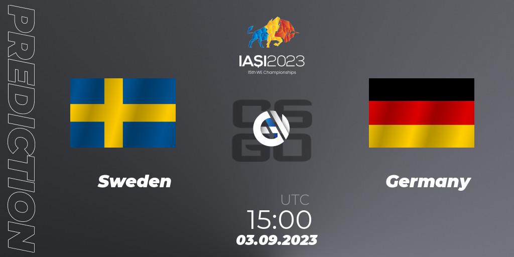 Sweden - Germany: прогноз. 03.09.2023 at 15:00, Counter-Strike (CS2), IESF World Esports Championship 2023