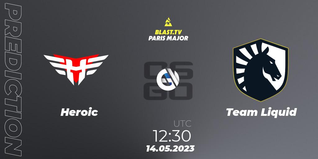 Heroic - Team Liquid: прогноз. 14.05.2023 at 11:55, Counter-Strike (CS2), BLAST Paris Major 2023