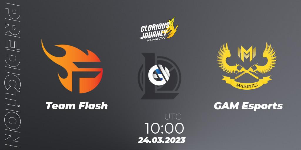 Team Flash - GAM Esports: прогноз. 23.03.2023 at 10:00, LoL, VCS Spring 2023 - Group Stage