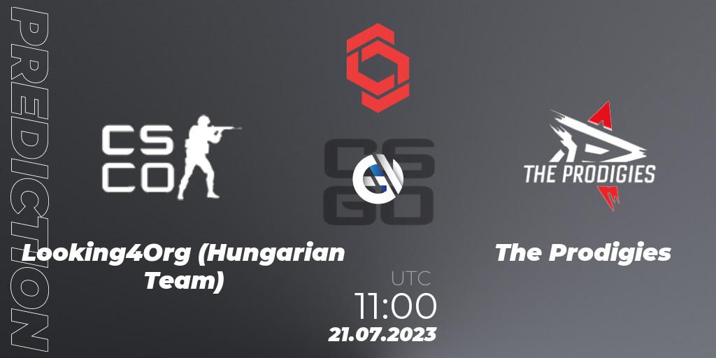 Looking4Org (Hungarian Team) - The Prodigies: прогноз. 21.07.2023 at 11:00, Counter-Strike (CS2), CCT Central Europe Series #7: Closed Qualifier