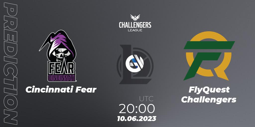 Cincinnati Fear - FlyQuest Challengers: прогноз. 10.06.2023 at 20:00, LoL, North American Challengers League 2023 Summer - Group Stage