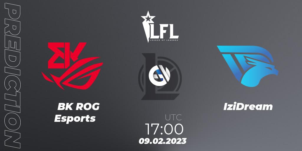 BK ROG Esports - IziDream: прогноз. 09.02.23, LoL, LFL Spring 2023 - Group Stage