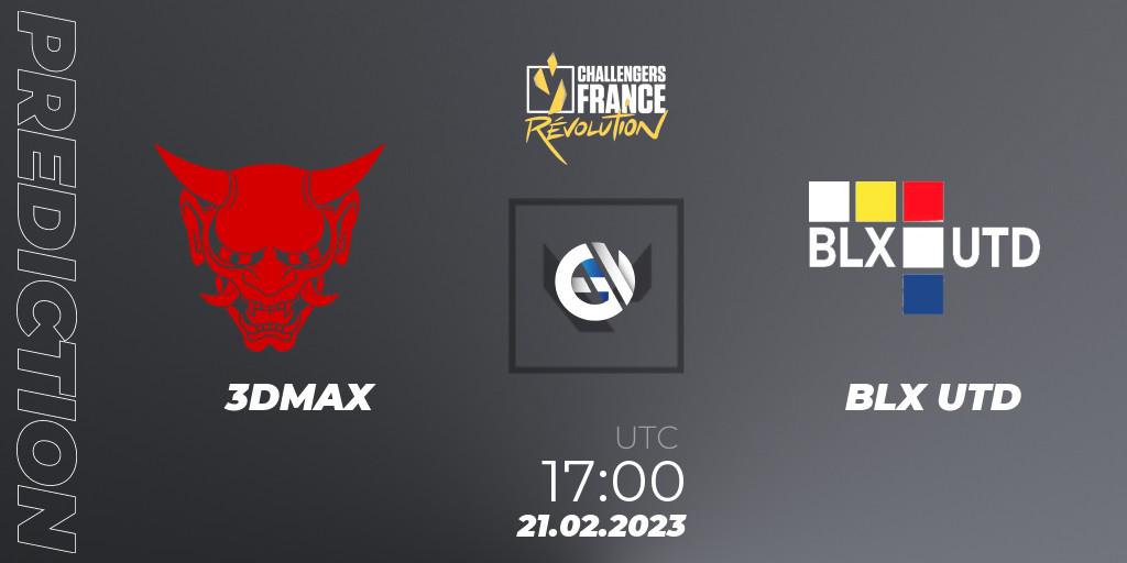 3DMAX - BLX UTD: прогноз. 21.02.2023 at 17:00, VALORANT, VALORANT Challengers 2023 France: Revolution Split 1