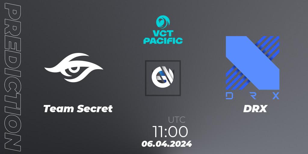 Team Secret - DRX: прогноз. 06.04.2024 at 11:00, VALORANT, VALORANT Champions Tour 2024: Pacific League - Stage 1 - Group Stage