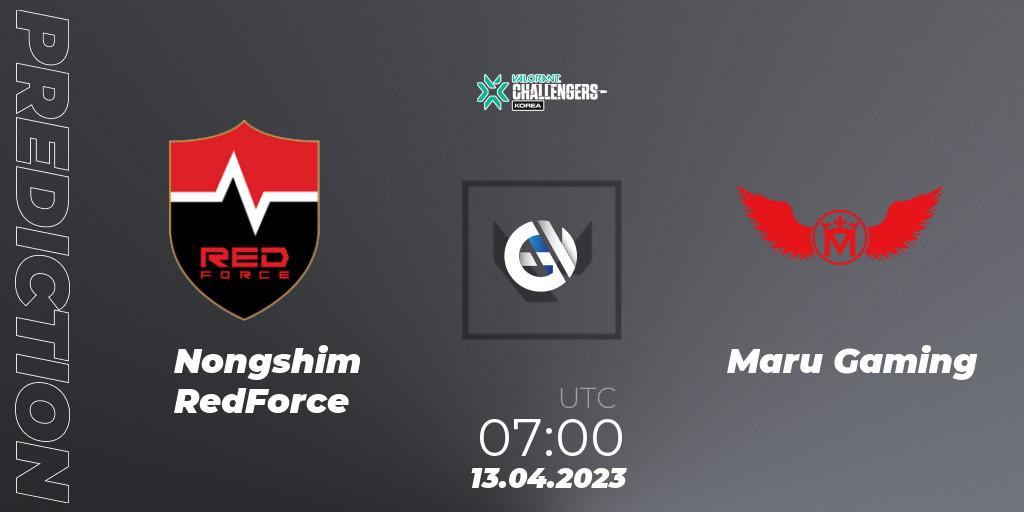 Nongshim RedForce - Maru Gaming: прогноз. 13.04.2023 at 07:00, VALORANT, VALORANT Challengers 2023: Korea Split 2 - Regular League