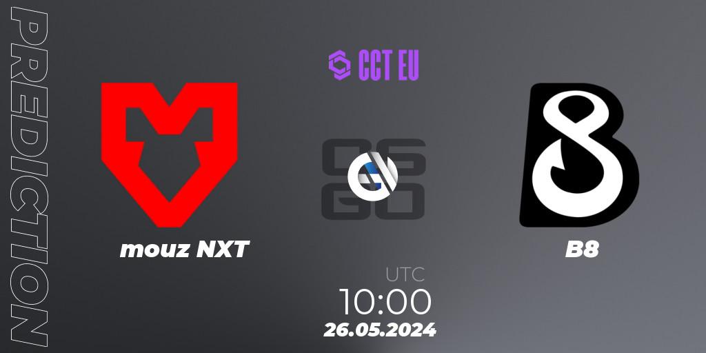 mouz NXT - B8: прогноз. 26.05.2024 at 10:00, Counter-Strike (CS2), CCT Season 2 European Series #3