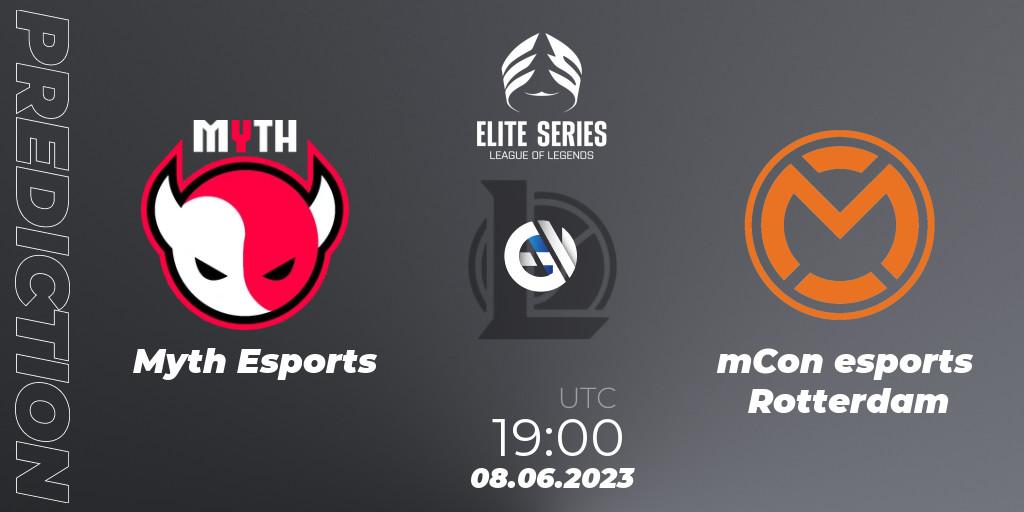 Myth Esports - mCon esports Rotterdam: прогноз. 08.06.23, LoL, Elite Series Summer 2023