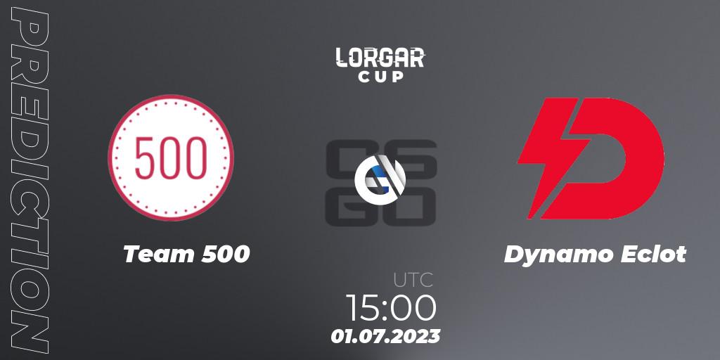Team 500 - Dynamo Eclot: прогноз. 01.07.2023 at 15:00, Counter-Strike (CS2), Lorgar Cup
