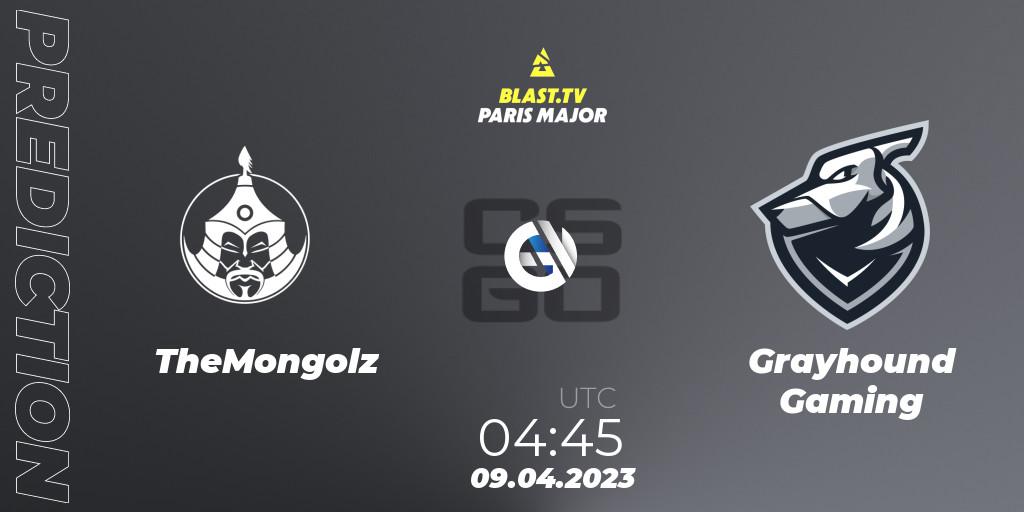 TheMongolz - Grayhound Gaming: прогноз. 09.04.2023 at 05:00, Counter-Strike (CS2), BLAST.tv Paris Major 2023 Asia-Pacific RMR