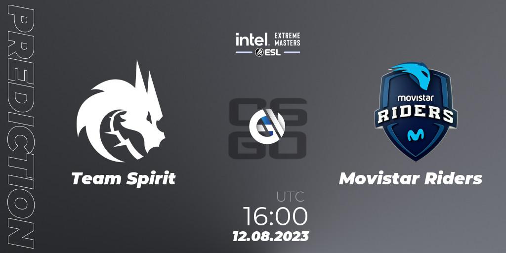 Team Spirit - Movistar Riders: прогноз. 12.08.2023 at 16:00, Counter-Strike (CS2), IEM Sydney 2023 Europe Open Qualifier 2