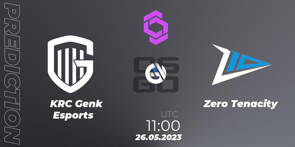 KRC Genk Esports - Zero Tenacity: прогноз. 26.05.2023 at 11:00, Counter-Strike (CS2), CCT West Europe Series 4 Closed Qualifier