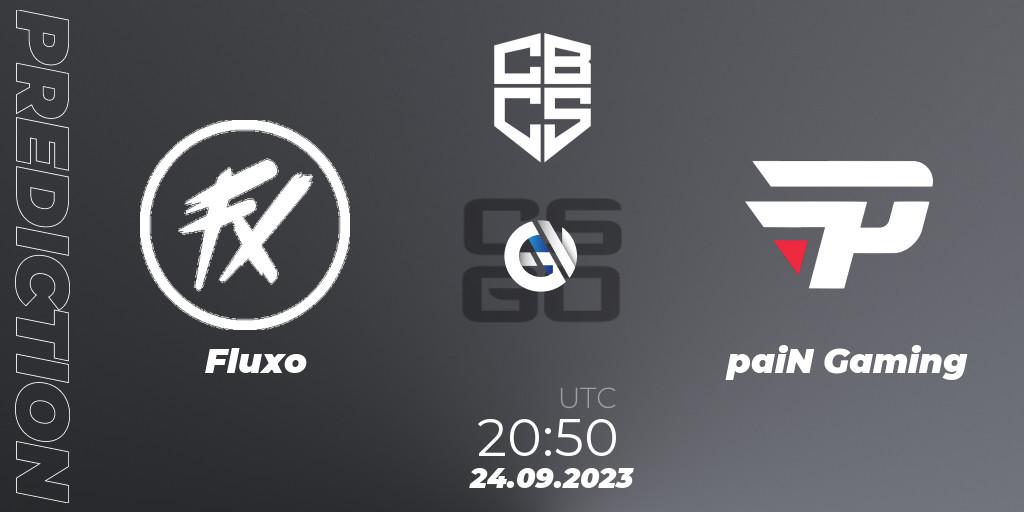 Fluxo - paiN Gaming: прогноз. 24.09.2023 at 19:50, Counter-Strike (CS2), CBCS 2023 Season 2
