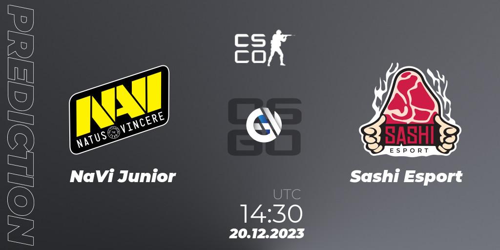 NaVi Junior - Sashi Esport: прогноз. 20.12.2023 at 14:00, Counter-Strike (CS2), European Pro League Season 13: Division 2